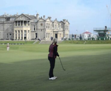 Gaynor Rupert at 18 in the Dunhill Links 2013 Round 3