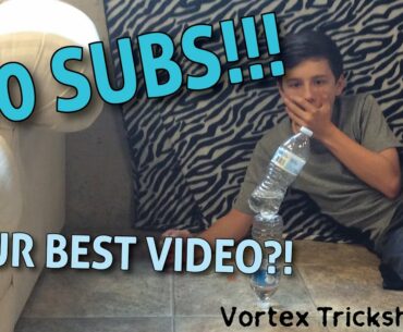 THANK YOU FOR 500 SUBS!!! Water Bottle Flip Trick Shots #2 Trailer!