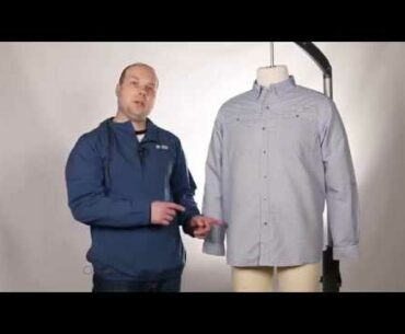 Habit Men's High Water Long and Short Sleeve River Guide Fishing Shirt