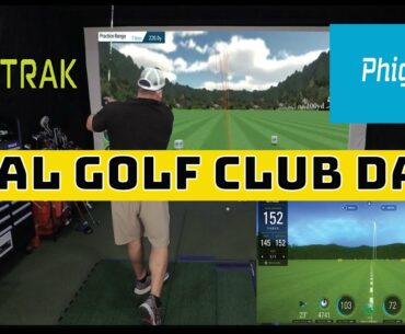 Skytrak vs Phigolf Using Real Golf Clubs