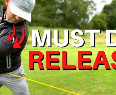 HOW TO RELEASE THE GOLF CLUB DRILL FOR LONGER!! AT IMPACT