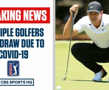 Brooks Koepka WITHDRAWS From Travelers Championship; Full PGA Tour Press Conference | CBS Sports HQ