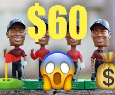 Tiger Woods Bobbleheads: Collecting RARE Tiger Slam from Upper Deck for $60!!!