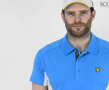 Lyle & Scott Ayton Tech Polo Shirt Borders Blue