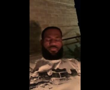 LeBron James Jamming To Nas While Smoking A Cigar On IG Story