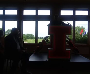 Chancellor Robert Jones @ Stone Creek/Atkins Golf Club announcement