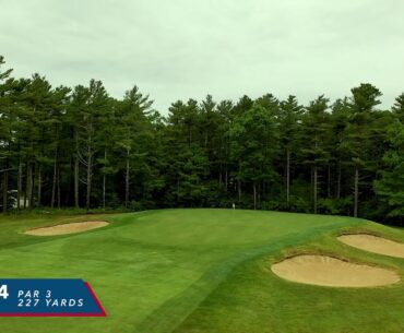 Bay Club - Hole 14 Flyover - 2020 Massachusetts Amateur Championship Preview