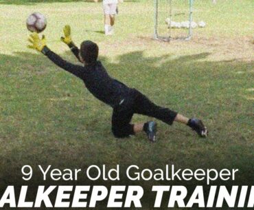 9 Year Old Goalkeeper Training | Distribution & Shot Stopping | Pro Gk