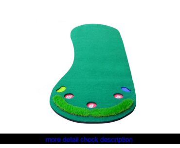 BestPGM Golf Putting Mat Golf Putter Trainer Golf Green Golf Putter Carpet Big Feet Golf Trainer Ma