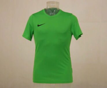 Nike Park VI Short Sleeve Football Shirt Hyper Verde