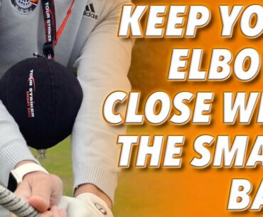 KEEP YOUR ELBOWS CLOSER WITH THE TOUR STRIKER SMART BALL