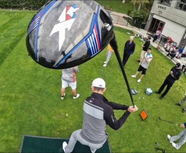 Long Drive Trick Shots | Dude Perfect