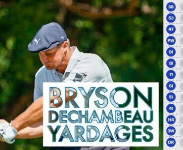 BULKED UP Bryson Dechambeau's Yardages