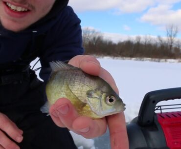 Ice Fishing Ohio Winter 2018
