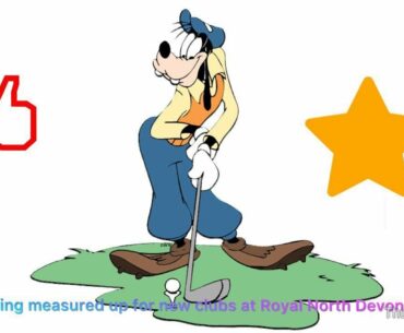Getting new golf clubs at Royal North Devon