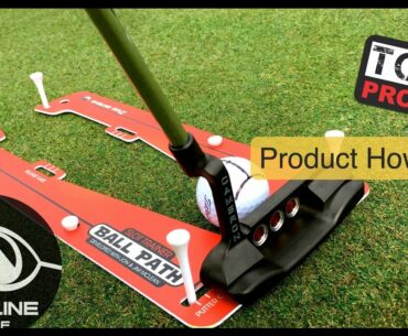 Using the Ball Path Trainer from EyeLine Golf - Jon and Jim McLean
