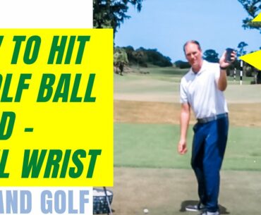 GOLF TIP | How To Hit A Golf Ball Solid - TRAIL WRIST