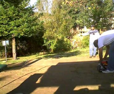 another Watsonville local tees off @ Pinto Lake Championship disc golf course benefit