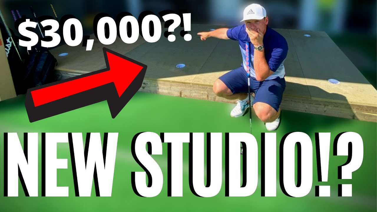 WE BUILT AN INSANE NEW INDOOR GOLF STUDIO AND SAVED $30,000!!! WE BUILT AN INSANE NEW INDOOR GOLF STUDIO AND SAVED $30,000!!!