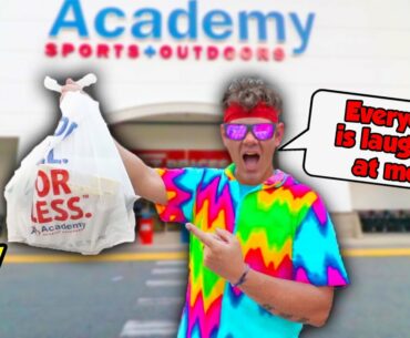 EMBARRASSING Myself TACKLE SHOPPING At Academy Sports! (CRINGE)