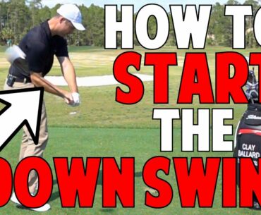 How to Start the Downswing and Get into the Slot