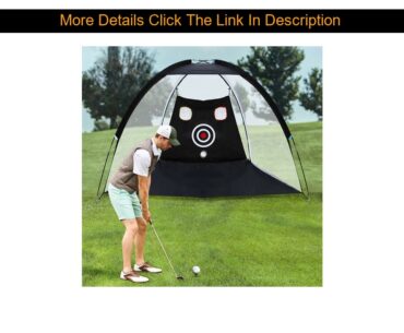 Review Golf Net Golf Strike Net Training Indoor Outdoor PTent Golf Hitting ractice Net Cage Grassla