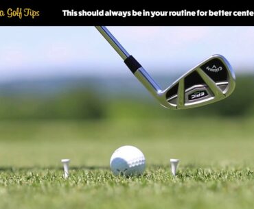 Insta Golf Tips- Center Contact With Irons