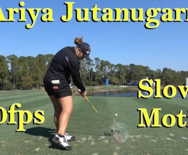 ARIYA JUTANUGARN 120fps SHORT IRON SLOW MOTION GOLF SWING