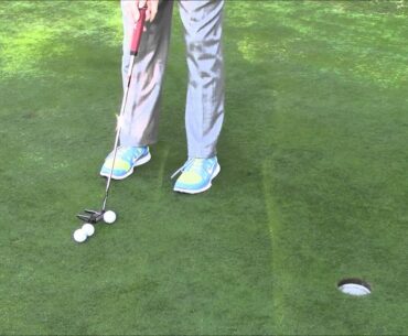 Golf Putting Tips |  Keep the Putting Stroke Short and Tight for 3 Foot Putts