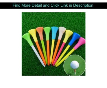 Top Plastic Golf Tees Multi Color 8.3CM Durable Rubber Cushion Top Golf Tee Golf Accessories