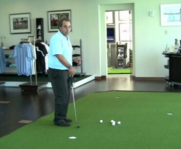 Jim Mclean School of Golf and Tour Links Putting Greens -- Putting Club Toe