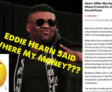 Jerrell Big Baby Miller Owe Eddie Hearn Money From Joshua Fight