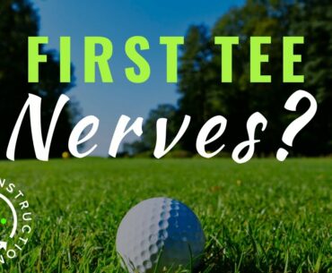 Manage first tee nerves