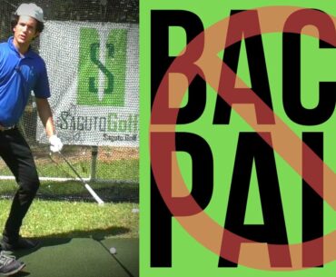 Have EFFORTLESS POWER and NO BACK PAIN in your Golf Swing [in under 2 minutes]