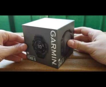 Unboxing - Garmin Fenix 6 PRO