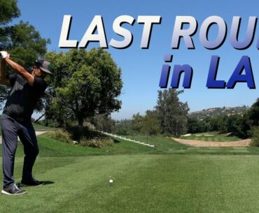 Last Round of Golf in Los Angeles
