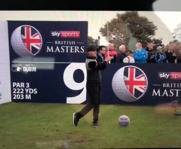 Eddie Pepperell 9th Hole In 1 British Masters