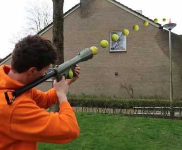 Tennis Ball Trick Shots | YaDu