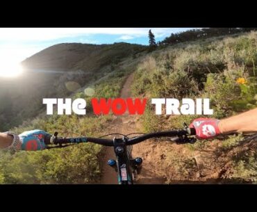 The WOW trail. Epic DH Flow. Watch out for flying golf balls.One of my favorite shuttle trails  UTAH