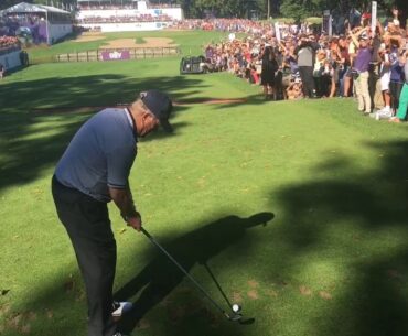 Watch Jack Nicklaus, Kid Rock tee off on No. 17