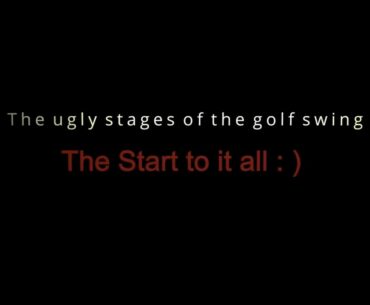 The evolution of my golf swing