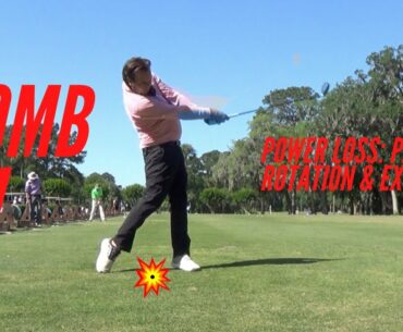 Golf Swing - Power Loss: Part Three   Rotation & Extension