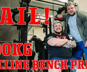 Failing a 190KG Incline Bench Press!