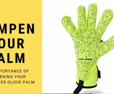 How To Dampen Your Goalkeeper Gloves