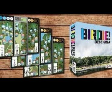 BIRDIE DISC GOLF BOARD GAME!!!!! FIRST LOOK & UNBOXING
