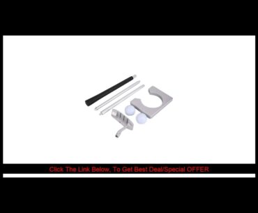 Review Portable Golf Putter Putting Trainer Set Indoor Training Equipment Golfs Ball Holder Trainin