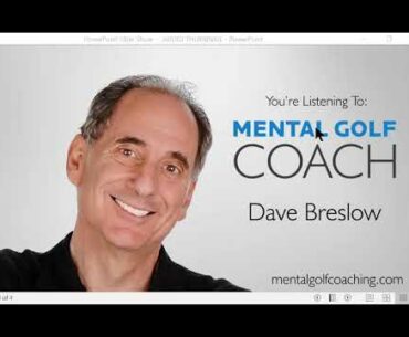 GOLF MENTAL TIPS: OFF COURSE REHEARSAL