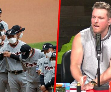 Pat McAfee Reacts To Korean Baseball League.
