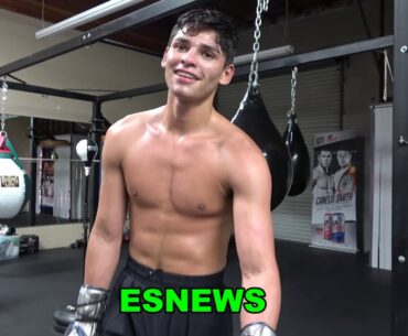 Ryan Garcia Working On His Speed And Power I EsNews Boxing