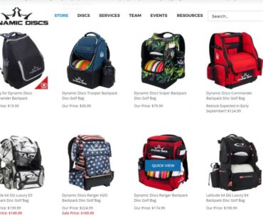 Disc Golf Bags: A Look at Backpacks, Shoulder Bags and Carts!